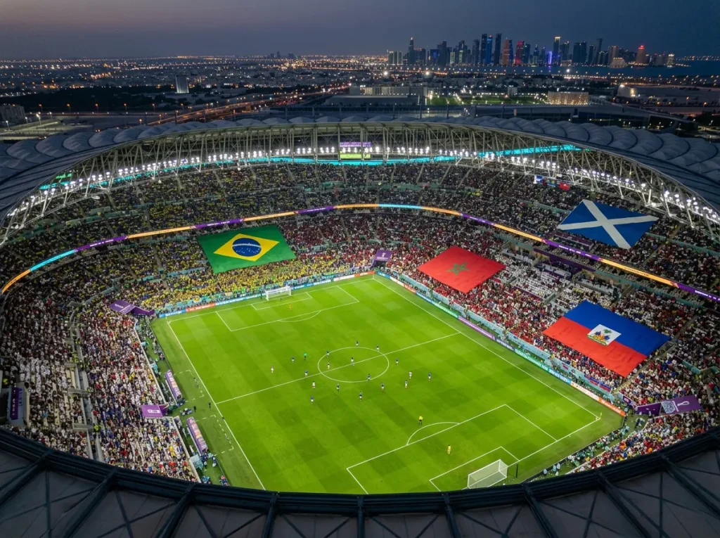 Composition du groupe C de la Coupe du Monde 2026 avec le Brésil, le Maroc, Haiti et l'Écosse