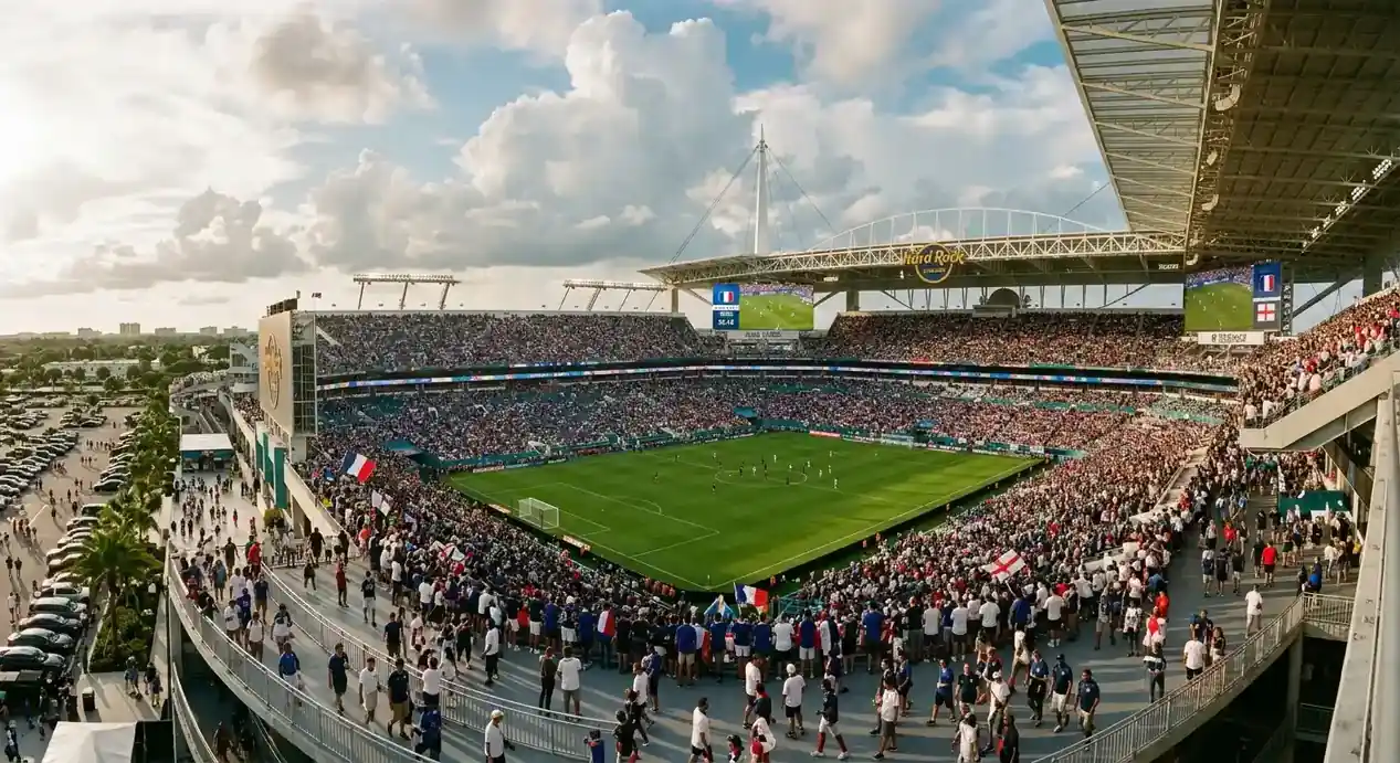 Le Hard Rock Stadium de Miami Gardens, Floride